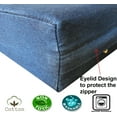 thumbnail image 4 of Dogbed4less Large Memory Foam Pet Bed with Washable Denim Cover for Crates, 4 of 8