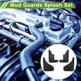 thumbnail image 2 of Guardabarros Unique Bargains para Jeep Compass 2011-2016, guardabarros delanteros y traseros, 1 juego, 2 of 6