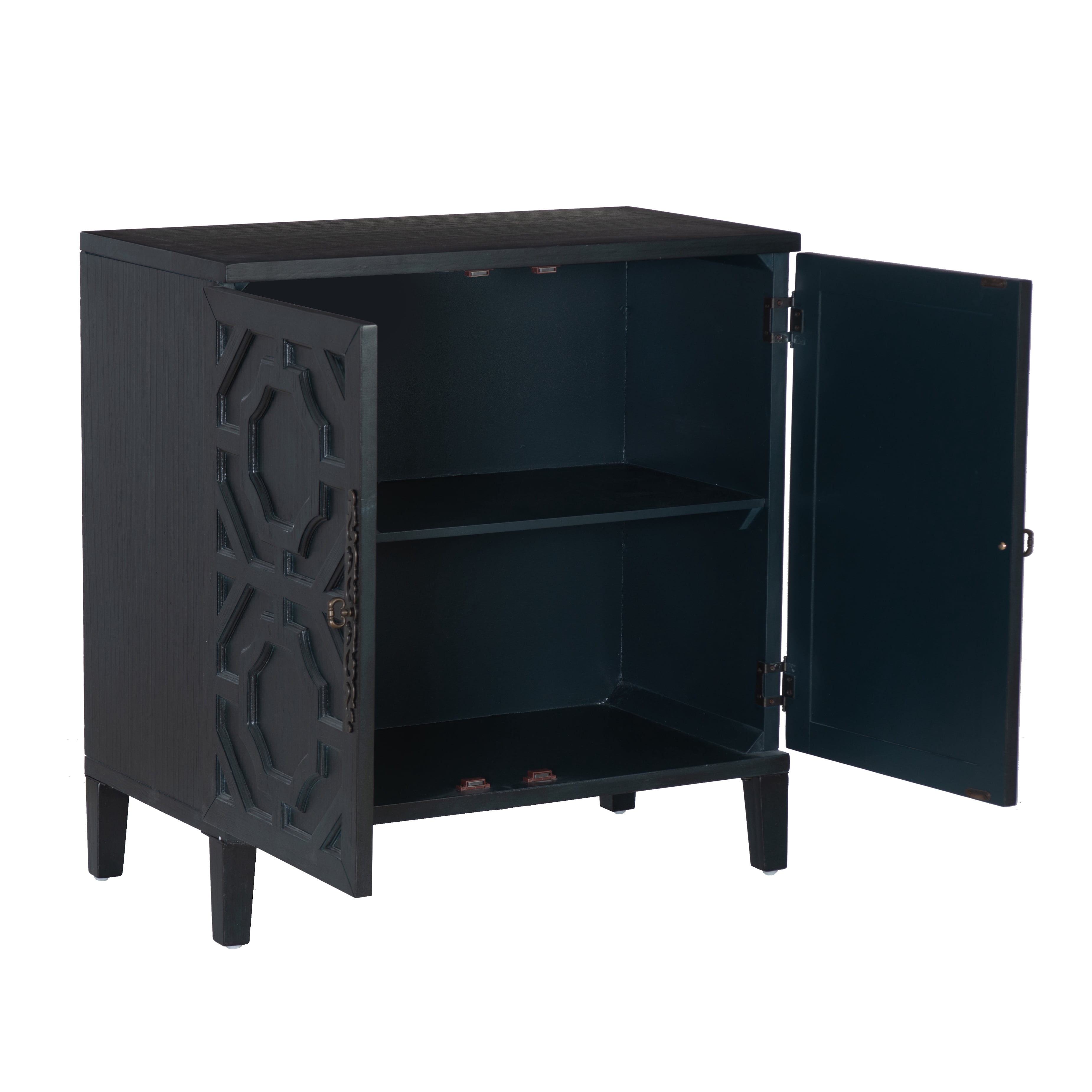 Powell Salter 2-Door Accent Cabinet, Midnight Blue