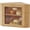 Natural, variant on Corner Bread Box for Kitchen Countertop - Bamboo Wood, Wavy Acrylic Door, Bread Storage Container, Large Bread Holder (Black, Medium)