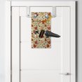 thumbnail image 2 of Autumn Hanging Pocket Organizer, Pumpkin Season Warm Tones Maple Leafs Seasonal Ornaments Print Illustration, Printed Polyester Storage Bag with Pockets, 9" x 16", Pale Orange Cream, 2 of 2