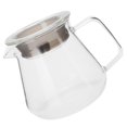 thumbnail image 1 of Glass Coffee Kettle, Glass Coffee Maker, Heat-Insulating for Office Home 500ml, 1 of 8