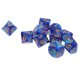 thumbnail image 4 of Dados Poliédricos Zulema 10 Piezas D10 Azul Púrpura, 4 of 7