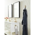 thumbnail image 2 of Amerock Avid Contemporary Double Prong Champagne Bronze Wall Hook, 2 of 9