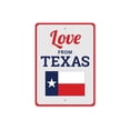 thumbnail image 2 of Love From Texas Novelty Sign, Metal Wall Decor - 10x14 inches, 2 of 4