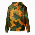 thumbnail image 5 of Staki Girl's Hoodie Fleece Sweatshirt Hooded Long Sleeve Pullover Tops Fall Winter Hoodies Outwear for Teen Girls 2-12Y(Orange,3-4 Years), 5 of 6