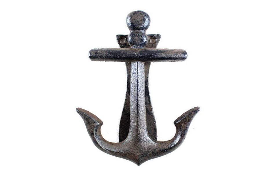 Cast Iron Decorative Anchor Door Knocker 6 Antique Anchor Nautical Home Walmart Com Walmart Com