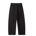 thumbnail image 5 of yillto Big and Tall Mens Pants Straight Leg Drawstring Elastic Waist Sweatpant with Pockets Baggy Lounge Pant, 5 of 6
