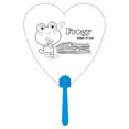 thumbnail image 4 of 10PCS Paddle Fan Blank Chinese Ancient Hand Fan Paper Fan for Child DIY, 4 of 10