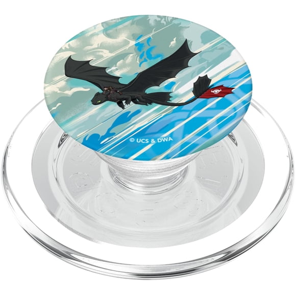 PopSockets PopGrip para MagSafe de DreamWorks Dragons: Hipo y Chimuelo Conquistan los Cielos