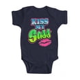 thumbnail image 1 of Baby "Kiss My Sass" Bodysuit - Navy - 12M, 1 of 1