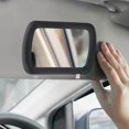 thumbnail image 3 of HD Mirror Car LEDMakeup Mirror Three Gear Adjustment Sun Visor Plate Interior RearMirror Dimmable Touchscreen Auto Vanity Mirror, 3 of 5