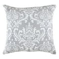 thumbnail image 2 of TreeWool (Pack of 2) Damask Accent Decorative Cotton Throw Pillow Covers (22 x 22 Inches, Sleet Gray), 2 of 6