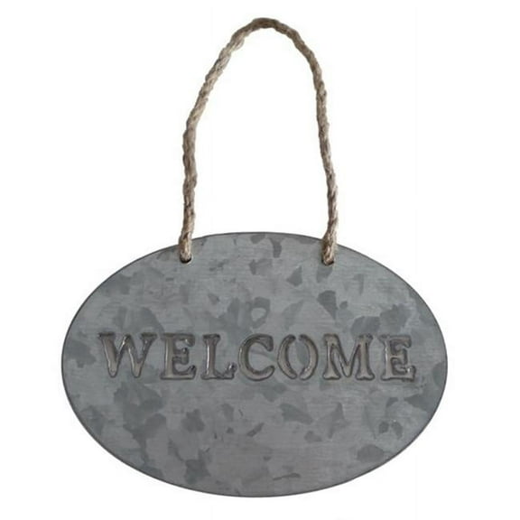 PIetro Metal Garden Hanging "Welcome" Sign