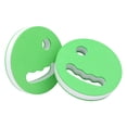 thumbnail image 2 of Swim Training Equipment, Non Inflatable Pool Floats, Eva Foam Swim Stabilizers, Swim Gear, 2-Tone Green and White Design with Built-In Hand Holds to Support Water Buoyancy for New, 2 of 9