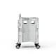 thumbnail image 2 of Carrito de Mandado con Ruedas Giratorias 360°, Plegable con Mango Ajustable y Tapa, Soporta hasta 17.5 kg  (Blanco, 38L.), 2 of 4