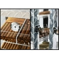 thumbnail image 4 of Prestige Import Group - The Diamond Plate & Glass Sides Countertop Display Humidor - Capacity: 250 - Color: Polished Metal & Glass, 4 of 8