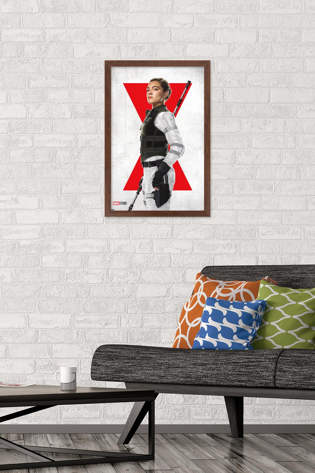Marvel Black Widow - Yelena One Sheet Wall Poster, 14.725" x 22.375", Framed