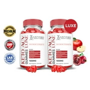 (2 Pack) Luxe Keto ACV Gummies 1000MG Dietary Supplement 120 Gummys