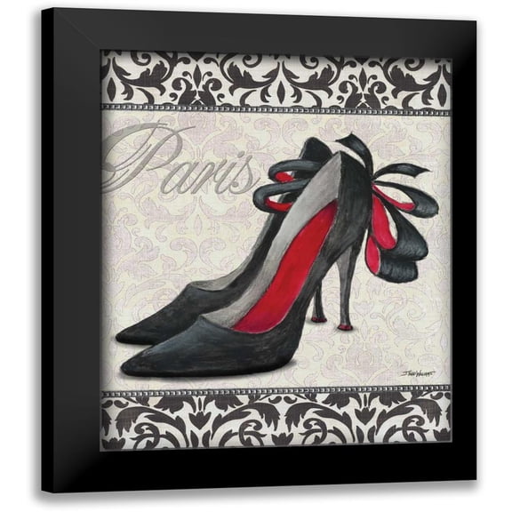 Williams, Todd 12x14 Black Modern Framed Museum Art Print Titled - Classy Shoes II