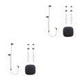 thumbnail image 4 of sweethay Auriculares intrauditivos Reducción de ruido Reemplazo de auriculares de 360 ​​grados para Quest 2, Negro negro 2piezas, 4 of 6