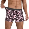 thumbnail image 2 of Kdxio Men's Boxer Briefs with Daisies Flowers Print - Comfortable and Breathable Underwear for Everyday Wear, 2 of 7