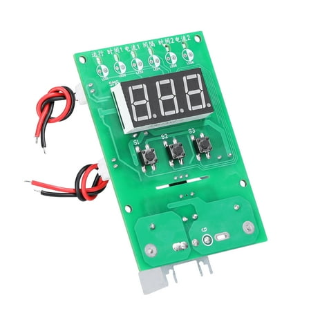 

Spots Welding Control Board Digital Display Time and Current Adjustable Single and Double Pulse Adjustment
