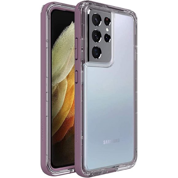LifeProof Next Series Case for Galaxy S21 Ultra 5G Only - Non-Retail Packaging - Napa Clear/Grapeade