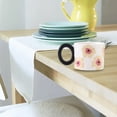 thumbnail image 4 of Hand-painted small fresh household water cup breakfast cup 450ml large capacity office afternoon tea cup-Beige, 4 of 5