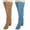 Blue, variant on WREESH Women Fashion Thigh High Socks Over Knee Stockings 2 Pairs High Fuzzy Socks Over Knee Winter Leg Warmers Plush Slipper Socks For Christmas Home Sleeping Gray