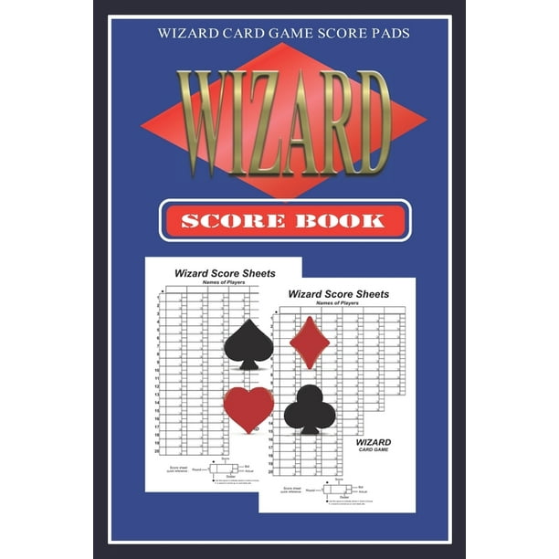 Wizard Score Book Wizard Card Game Score Pads Wizard Cards Game Score