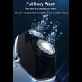thumbnail image 4 of Portable Men's Electric Shaver with Magnetic Suction Blade Head Type-C Charging 60-Minute Working Time and Wet/Dry Use Capability, 4 of 5