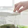 thumbnail image 4 of GUOOL Fityle Airtight Rice Storage Dispenser Bucket with Built-in Measuring Cup Cereal White, 4 of 9