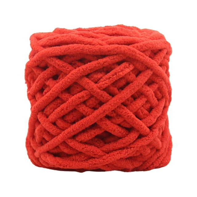 Hand-woven Thick Ice Bar Yarn Handcrafted DIY Crochet Sweater Doll Yarn Segment Dyed Scarf Yarn