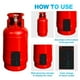 thumbnail image 3 of Indicador de Nivel de Tanque de ProPano, Indicador de Nivel de Gas Pet Portátil 5pcs Preciso Para Acampar, 3 of 7