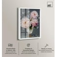 thumbnail image 2 of Gentle Floral on Grey Shadowbox Print Floral Art Prints by Art Remedy, White Frame, 16 x 24, 2 of 7