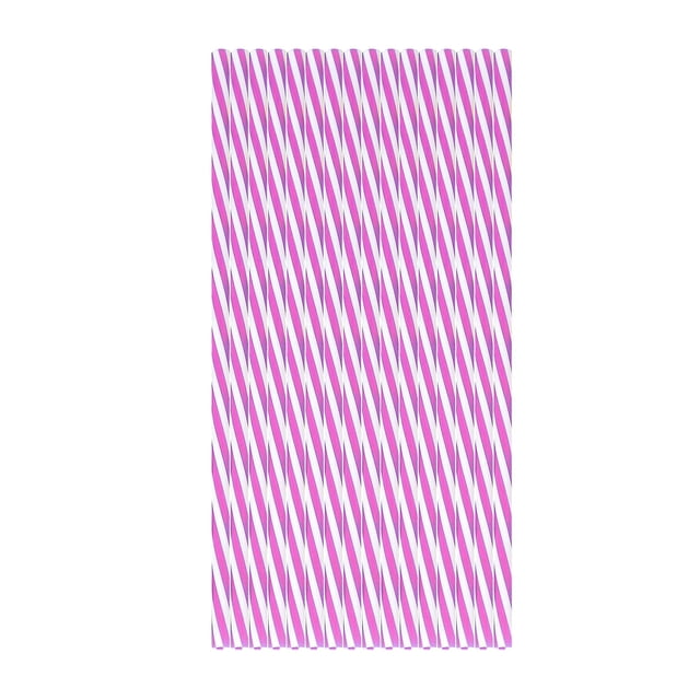 50 pajitas de plástico para beber, 8 pulgadas de largo, multicolor, a rayas, plegables