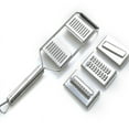 thumbnail image 1 of Stainless Steel Kitchen Vegetable Cutter Slicer with 3 Replaceable Blades, 1 of 5