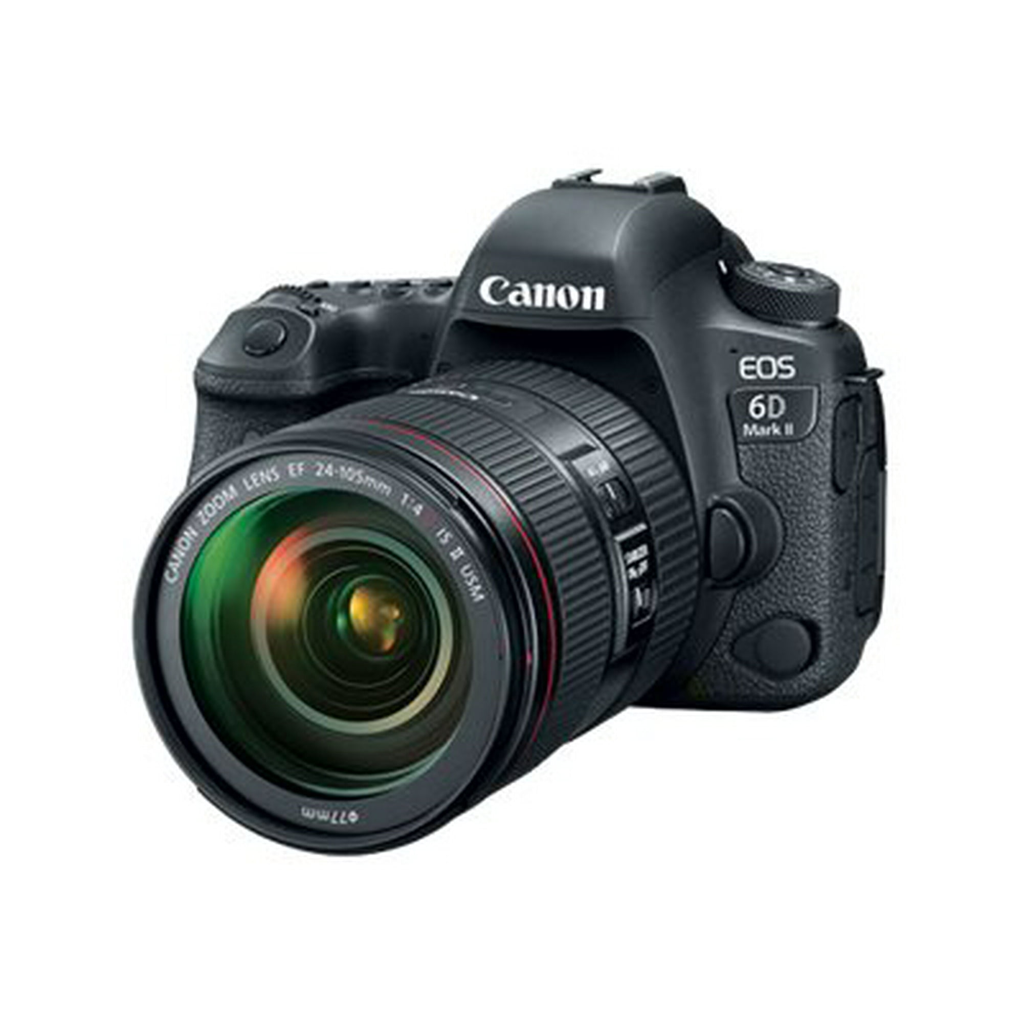 Canon EOS 6D Mark II - Digital camera - SLR - 26.2 MP - Full Frame - 1080p  / 60 fps - 4.3x optical zoom EF 24-105mm F/4 L IS II USM lens - Wi-Fi, NFC, 