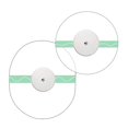 thumbnail image 3 of HLONK 20 Pcs Freestyle Libre Adhesive Patches Round Sensor Covers Transparent Waterproof Adhesive Patch Clear CGM Overpatch, 3 of 10