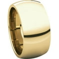 thumbnail image 6 of 10mm Comfort Fit Wedding Band in 14k Yellow Gold - Size 7, 6 of 9