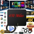 thumbnail image 1 of Antenne de Télévision Intérieure + Antenne Numérique HD Freeview Amplifiée HDTV 450 Mile Range, 1 of 7