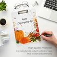thumbnail image 5 of FMSHPON Pumpkin Leaves Thanksgiving Day Clipboard Hardboard Wood Nursing Clip Board and Pull for Standard A4 Letter 13x9 inches, 5 of 7