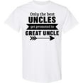 thumbnail image 3 of Inktastic Only the Best Uncles Get Promoted to Great Uncle T-Shirt, 3 of 5