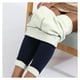 thumbnail image 2 of Mujeres cálidas leggings espesar empuje la elasticidad femenino femenino noveno noveno pantalón adelgazamiento de color sólido clima frío pantalones suaves azul oscuro l Methold AP004665-21, 2 of 7