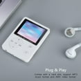 thumbnail image 3 of Music Player, Digitai MP4 Player  For Sports For Home For Travel Use For Recording, 3 of 8