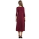 thumbnail image 1 of Sonducket Vestido de mujer Cuello Otoño Vestido de mujer Traje de cuello Media manga Vestido de columpio grande Vestidos Vino rojo METRO Sonducket AP003182-50, 1 of 6
