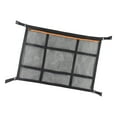 thumbnail image 3 of Almencla Car Ceiling Cargo Net Pocket Easy Installation Interior Accessories 35.4"x25.6" Orange, 3 of 8