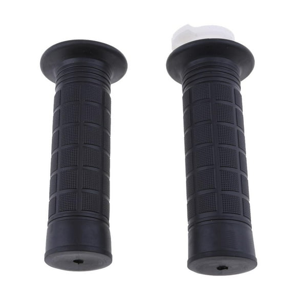 1 Pair Left Right Throttle Handle Grips 22mm 7/8" Handlebar for ATV Quad Dirt Bike