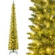 thumbnail image 1 of Árbol de Navidad tipo lápiz preiluminado Costway 270 cm 400 luces LED 699 puntas de ramas, 1 of 4